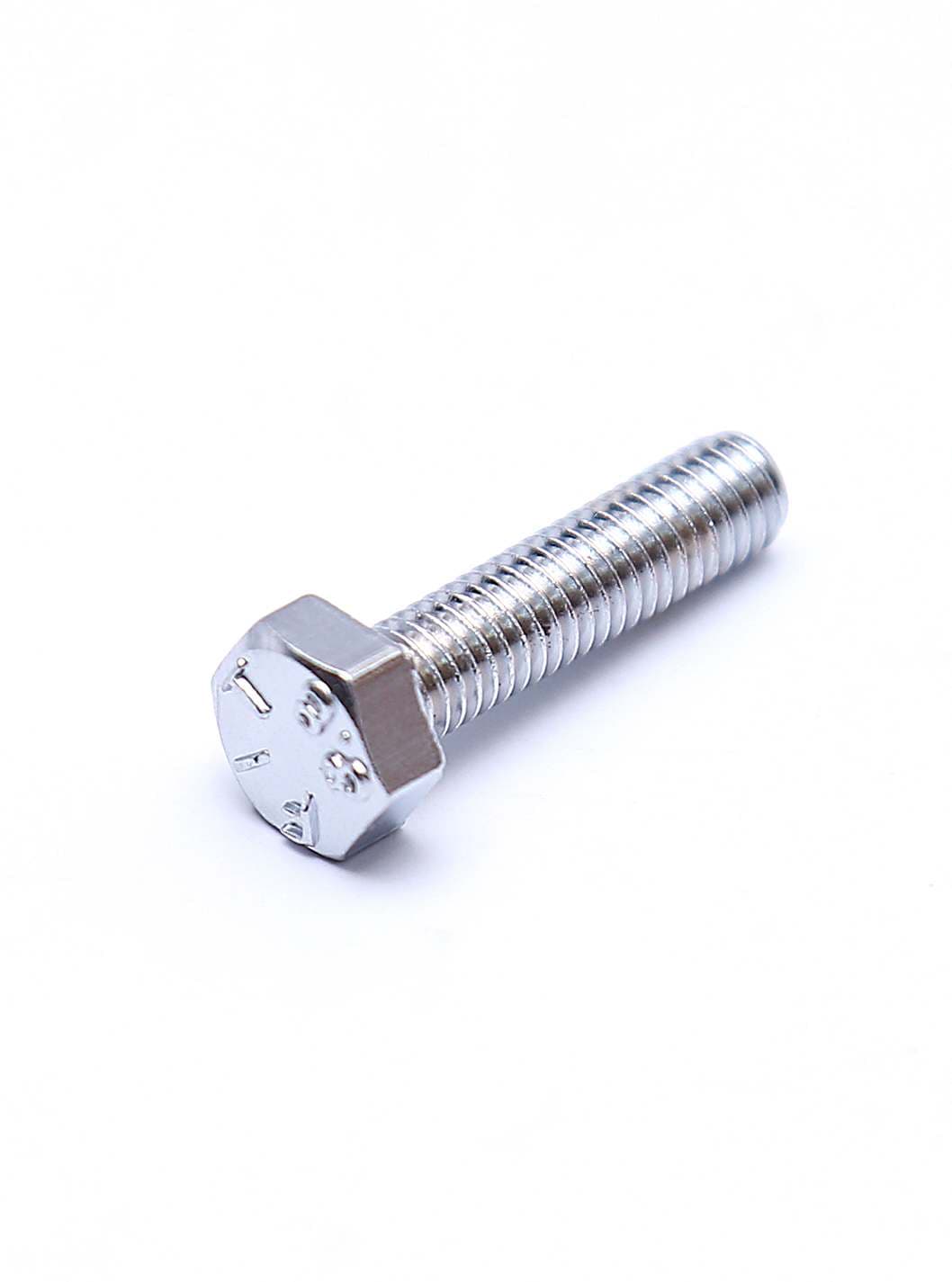 KICK BOLT HEX 6X25 (CHROME)