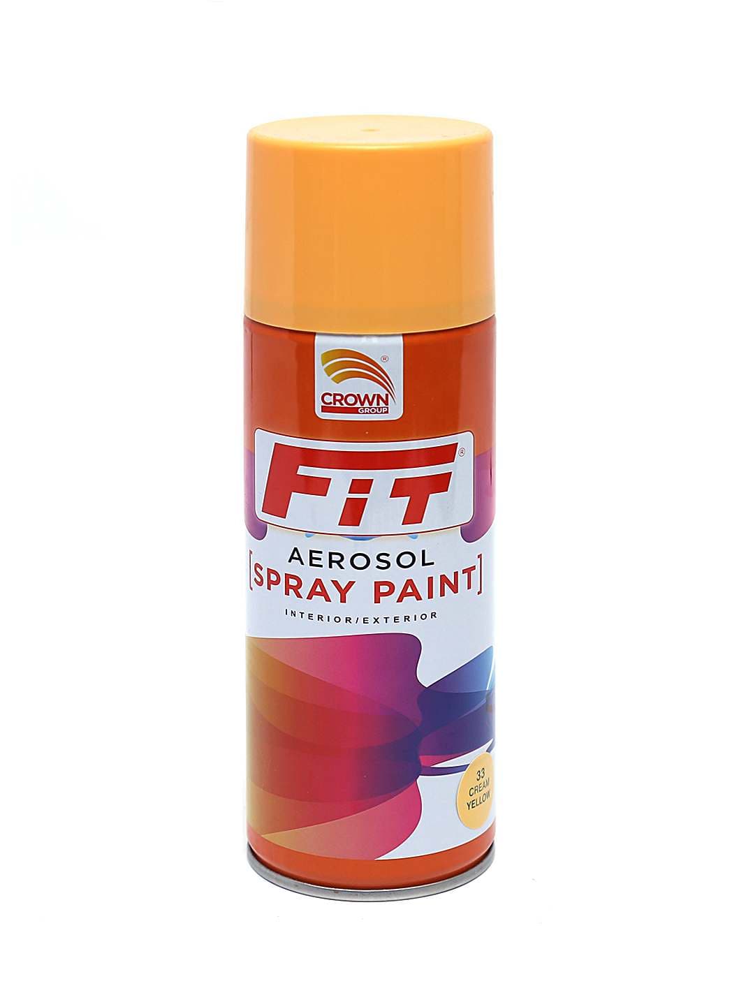 SPRAY PAINT CREAM YELLOW spare part by FIT Auto Parts